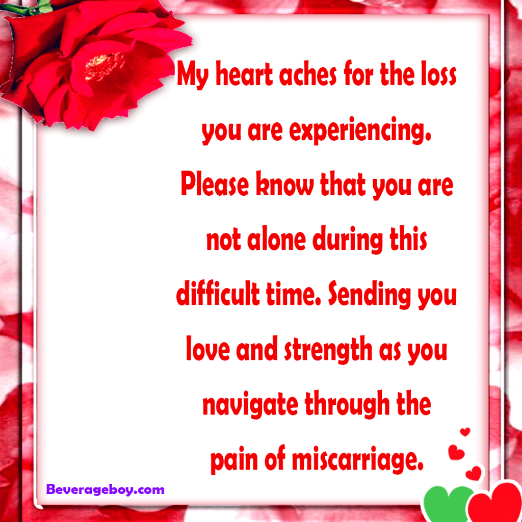 Sympathy Messages for Miscarriage During Pregnancy