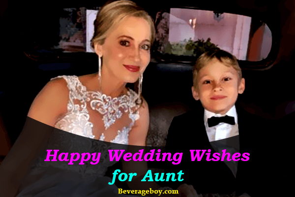 Happy Wedding Wishes for Aunt